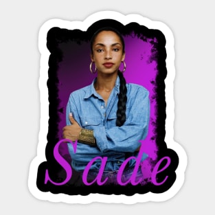 Sade - Retro 80s Music Sticker